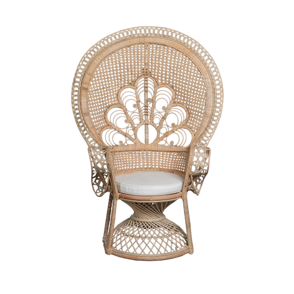 Peacock Rattan Chair RENTAL