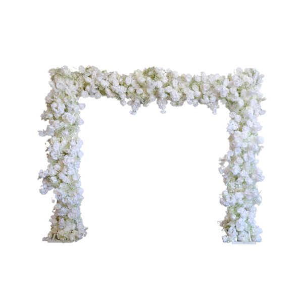 Rectangular Flower Arch RENTAL - White
