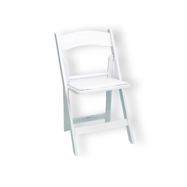 Garden Folding Chair RENTAL - White