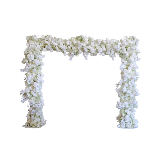 Rectangular Flower Arch RENTAL - White