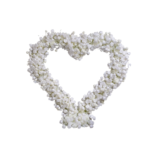 Heart Flower Arch RENTAL - White